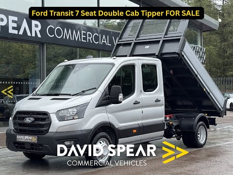 Ford Transit 7 Seat Double Cab Tipper FOR SALE