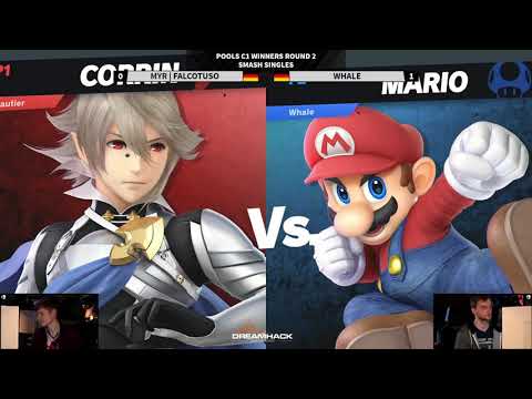 DHDE20 - myR | Falcotuso (Chrom) Vs. Whale (Mario) - Pools C1 WR2 - Ultimate