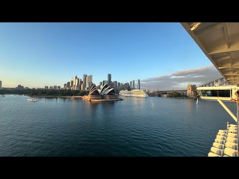 Thumbnail for P&O Pacific Adventure sailing back into Sydney at Sunrise - 15th December 2023