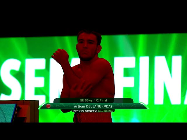 1468 | 66 | Seniors GR 55kg | 1/2 Final | DELEANU Artiom (MDA) | KILIC Serif (TUR)