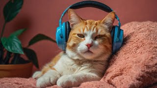 FIREPLACE WITH CAT PURRING SOUNDS TO RELAX - ASMR