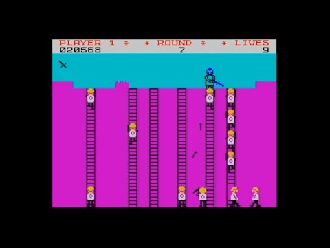 Orc Attack (1984) 128k AY music version Walkthrough + Review, ZX Spectrum