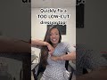 DO THIS if your top is too low-cut for work #bougieonabudget #fashionhacks #workclothes