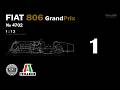 1 Fiat 806 GrandPrix Italeri 1 12 Scale Model Building ASMR