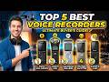 Top 5 Best Voice Recorders In 2026 High Quality Audio Recording Devices