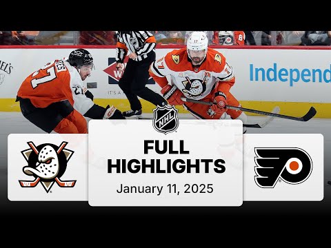 NHL Highlights | Ducks vs. Flyers - January 11, 2025