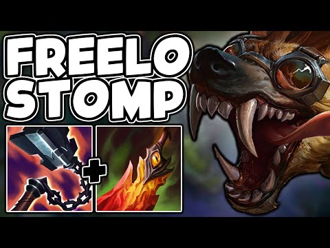 BEST WARWICK HARD SMURFING IN PLAT (KILL EVERY MINUTE) - League of Legends