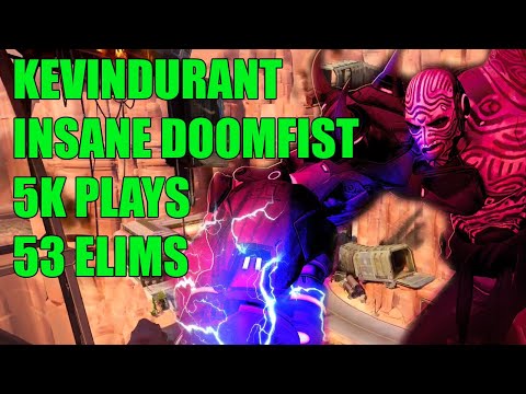 KEVINDURANT INSANE DOOMFIST GAMEPLAY - TOP 500 OVERWATCH SEASON 26