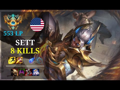 Sett Jungle vs Graves - 8 kills - Xke NA Challenger (553 LP) Patch 11.5