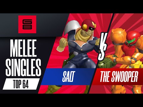 Salt vs The Swooper - Top 64 Melee Singles - G8 | Falcon vs Samus