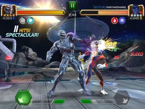 Alliance war - Ultron versus Night Crawler