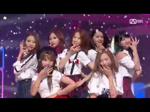 Live HD | 160609 CLC "아니야(No oh oh)" (Comeback Stage) @ MNET 엠! 카운트다운