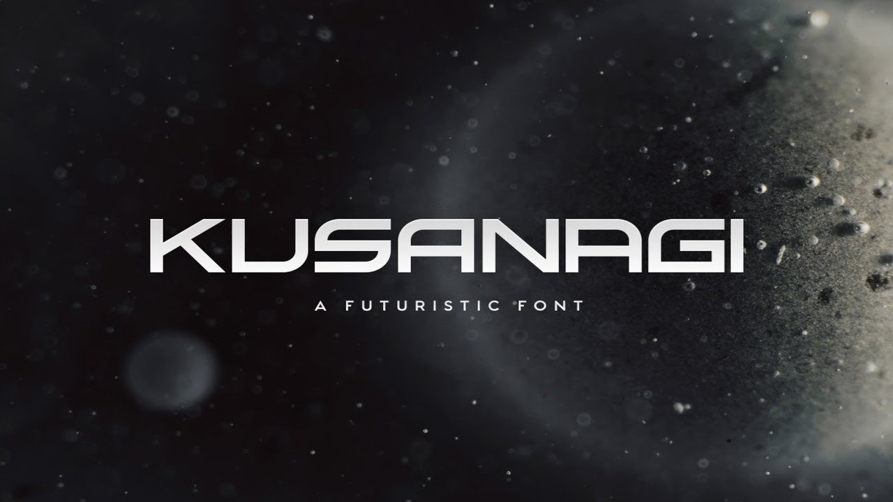 Kusanagi   Futuristic Font Font Free Download