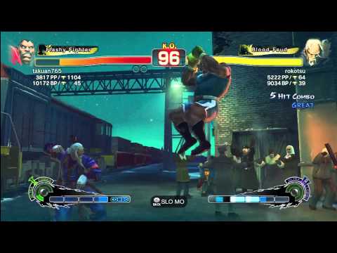 SSF4 AE Japanese Ranked: takuan765(Balrog) vs rokotsu(Gen)
