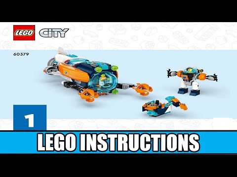 LEGO Instructions | City | 60379 | Deep-Sea Explorer Submarine (Book 1)