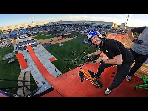 MINI BIKE vs MEGA RAMP!