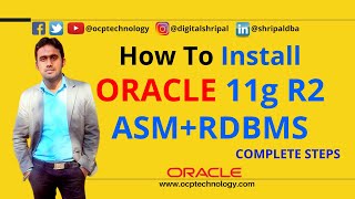 Download the video "How to install Grid infrastructure ASM with RDBMS in ORACLE 11g R2 ✓ | 100% working"