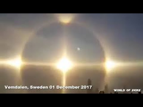 Breath taking Sun Halo in Sweden