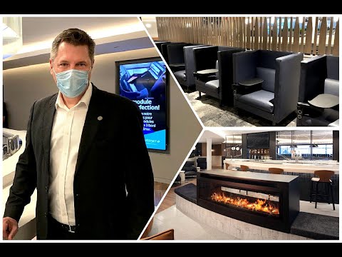 WestJet's Elevation Lounge at Calgary International Airport (YYC)