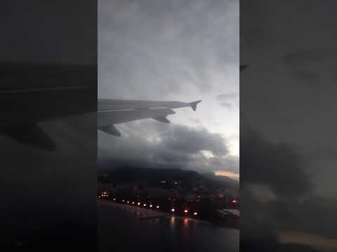 Decolagem de Santos Dumont para São Paulo vôo Latam