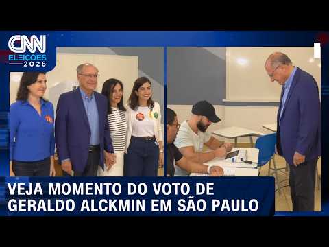 Geraldo Alckmin, vice de Lula, vota em São Paulo | CNN ELEIÇÕES