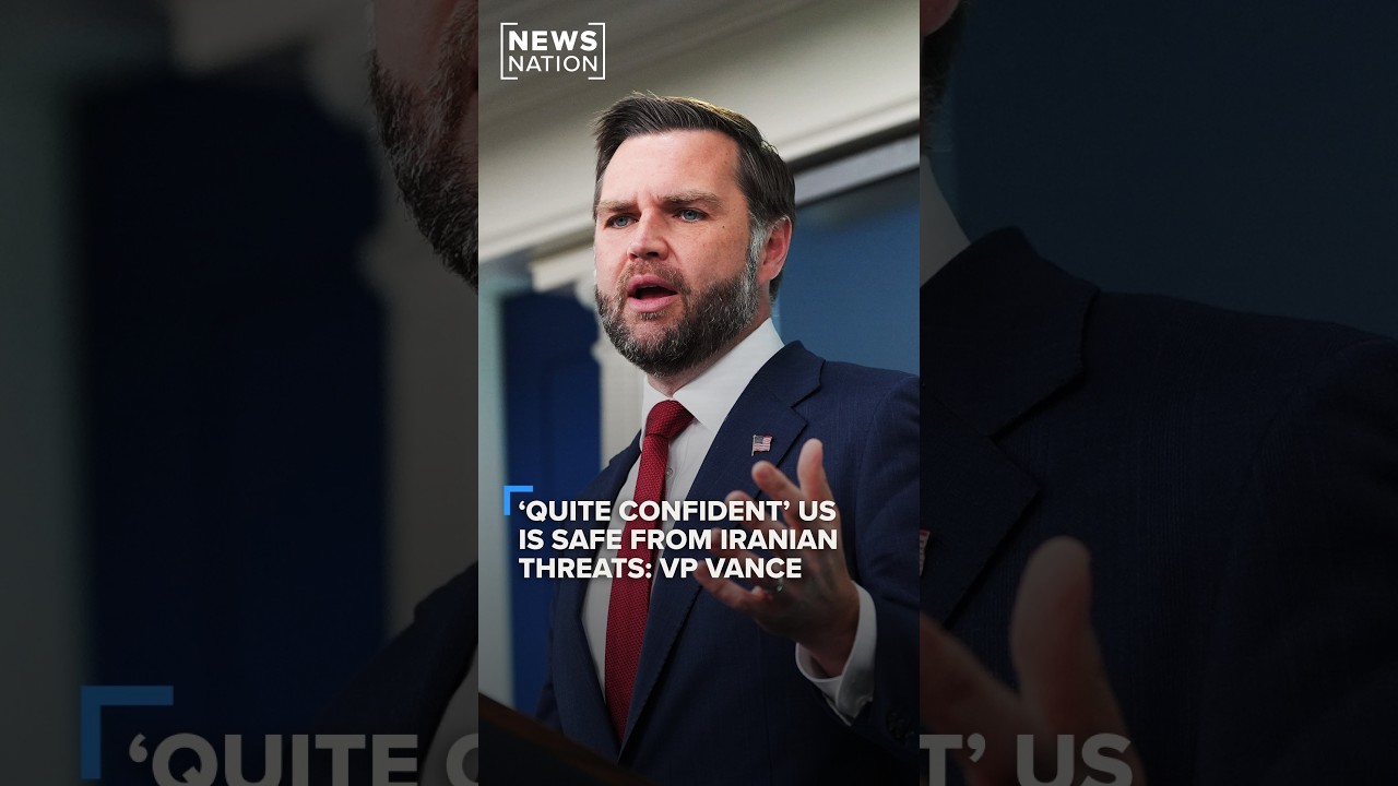 Video: Vance tells reporters US 'quite confident' it is safe from Iranian threats