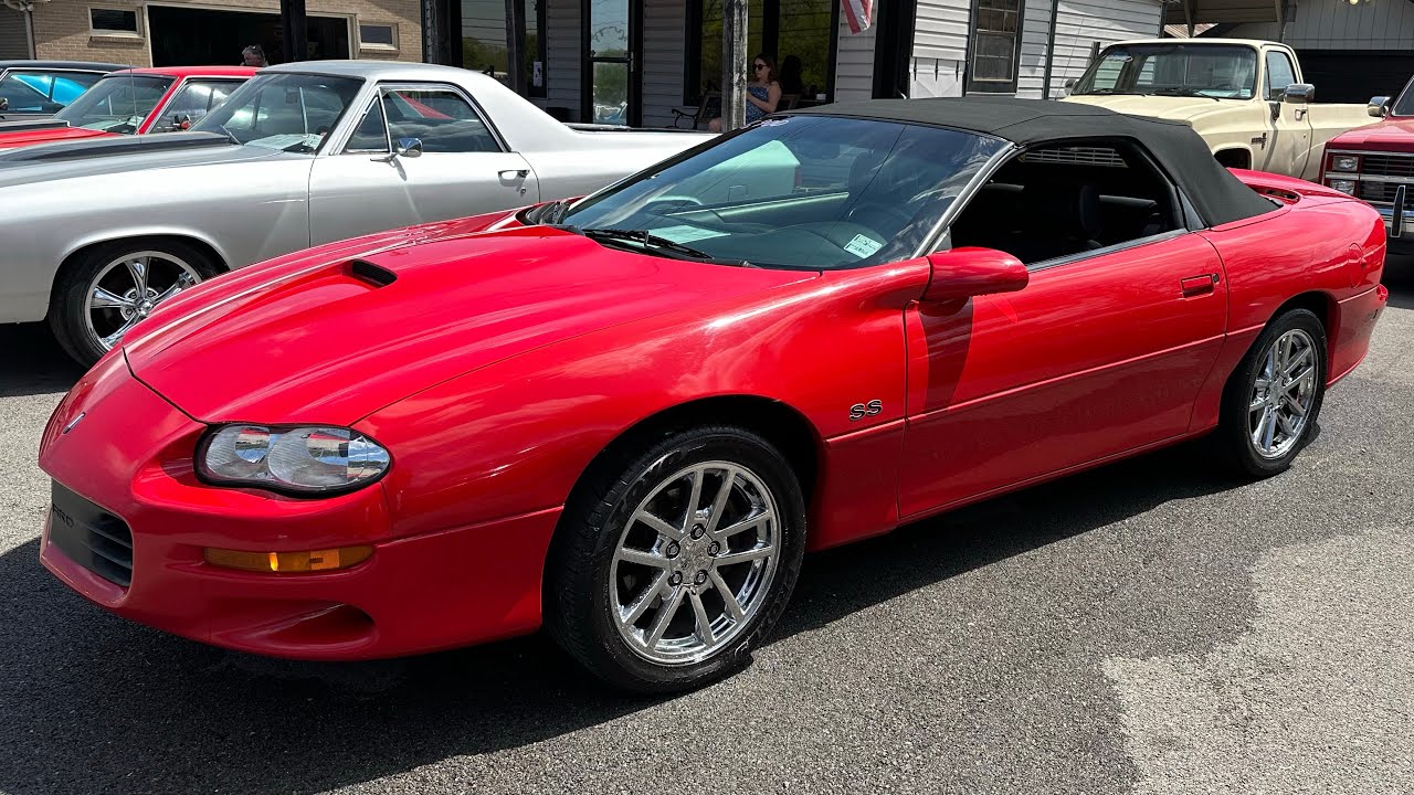 Test Drive 2002 Chevrolet SS Camaro Convertible Drop ...