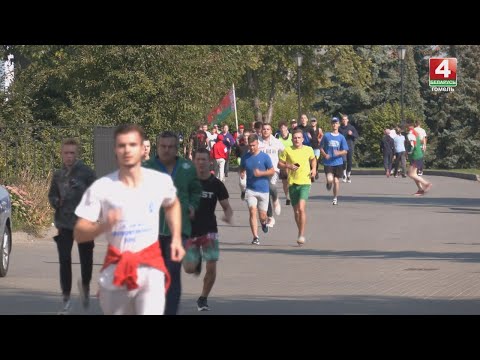 В Гомеле прошел пробег "За единую Беларусь" видео