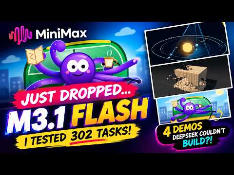 MiniMax M3.1 Flash Tested on 302 Tasks, Scores 83.6%