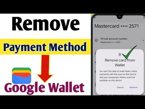 How To Remove Payment Method From Google Wallet | Google Wallet Se Payment Card Kaise Khatam Kare