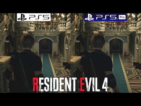 Resident Evil 4 Remake PS5 vs PS5 Pro - Graphics Comparison - Framerate - Loading Times - 4k