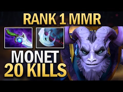 RANK 1 MMR MONET RIKI WITH 20 KILLS - DOTA 2 GAMEPLAY
