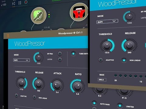 WOODPRESSOR AUv3 Compressor - Demo for the iPad
