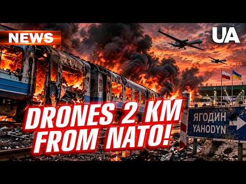 WARSAW” TRAIN & “YAHODYN” border checkpoint just 2 km ...