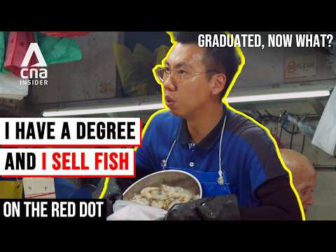 Millennial Fishmonger Speaks Many Languages, Has A Tourism Management Degree | On The Red Dot