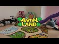 Tapis puzzle interactif, Tapis de jeu Animal Land Video