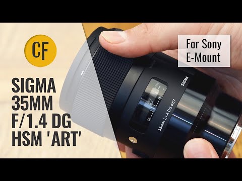 Sigma 35mm f/1.4 'Art' on Sony E-mount: high resolution test (and re-review)