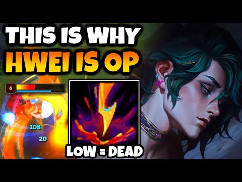 This is why Hwei Mid is broken. Insane Laning into Teamfight GOD.