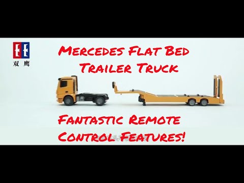 Slide 2 - 1:20 RC Mercedes-Benz Arocs Flat Bed Trailer (video)