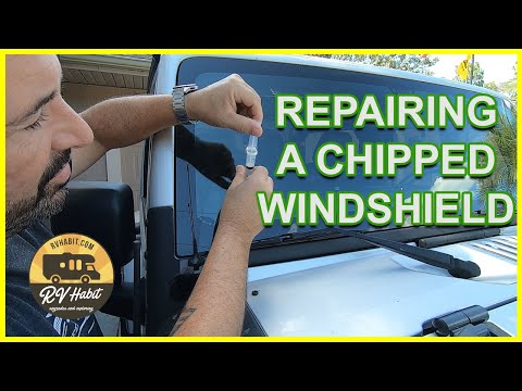 How To Repair A Chipped Windshield Using Permatex Windshield Repair Kit