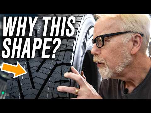 Adam Savage Learns Why Tires Have This Groove Design