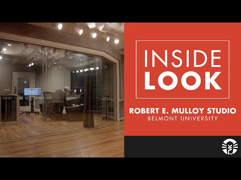 Vintage King’s Inside Look At Belmont University's Robert E. Mulloy Studios