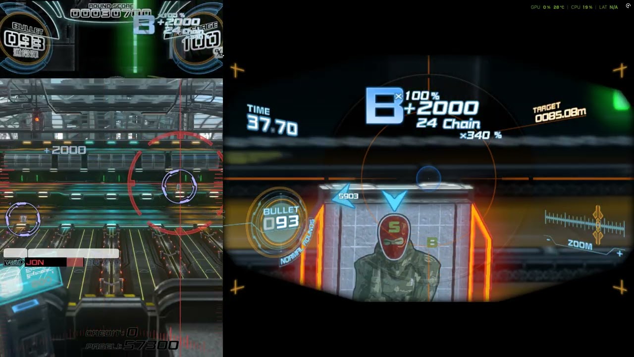 silent scope 4 bone eater - score attack mode - indoors + outdoors 1-3 4k uk arcades
