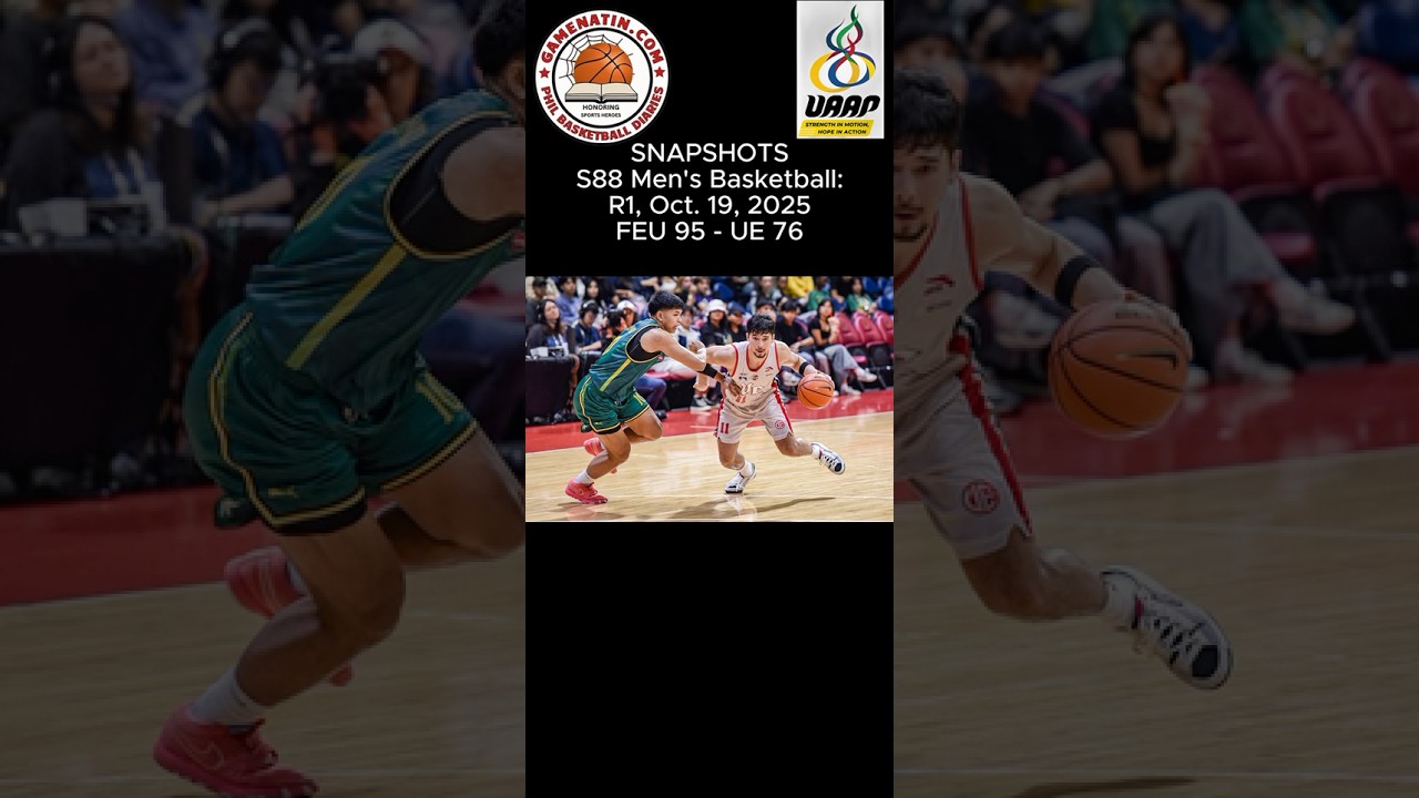 Snapshots: Men's Basketball - FEU 95 - UE 76