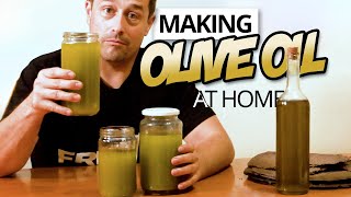Making Olive Oil at Home from Start to Finish The Full Process - Home Olive Oil production