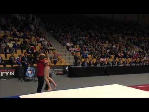 Tachina Peeters BEL run 1 2015 Tumbling World Final