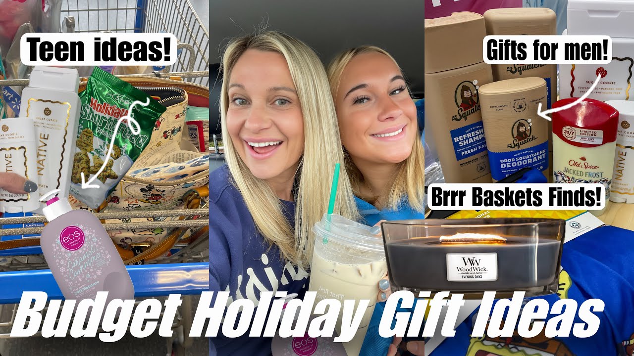Christmas Shop with Us at Walmart! Budget Burr Basket & Gift Ideas for Teens & Adults 2025