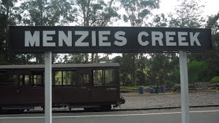 preview picture of video 'Menzies Creek Railway Station To Belgrave Railway Station Train Ride Part No.1'