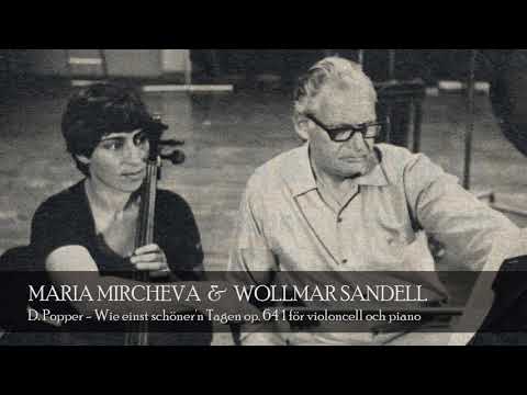 D. Popper - Wie einst schöner'n Tagen op. 64 1 för violoncell och piano