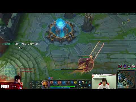 SKT T1 FAKER // AZIR VS GALIO MID // STREAM PATCH 8.9
